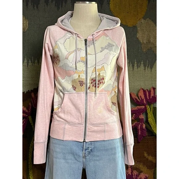 Anthropologie Whimsical Owl Hoodie S - Picture 6 of 16